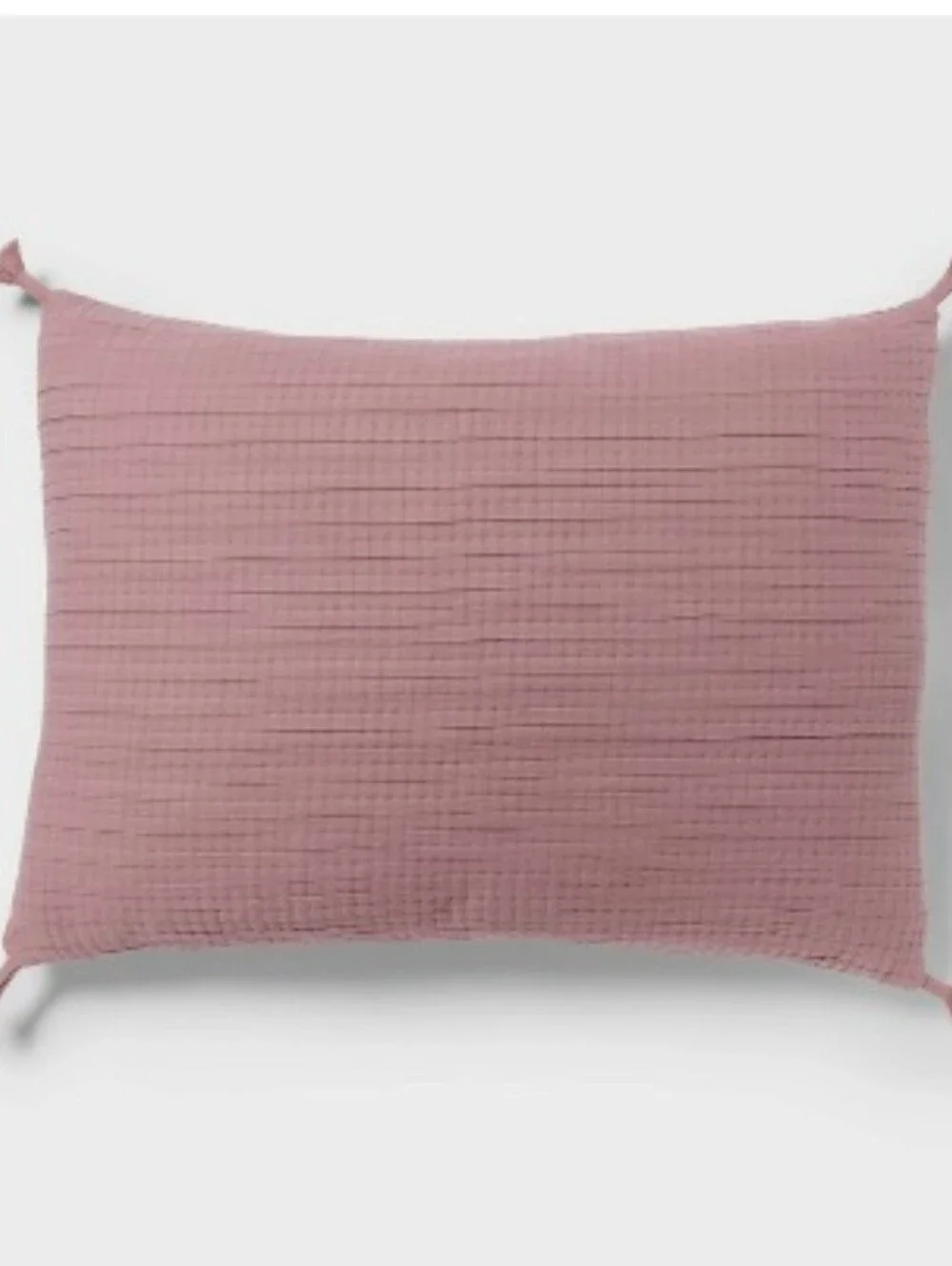 Threshold King Double Cloth Quilt Sham Mauve